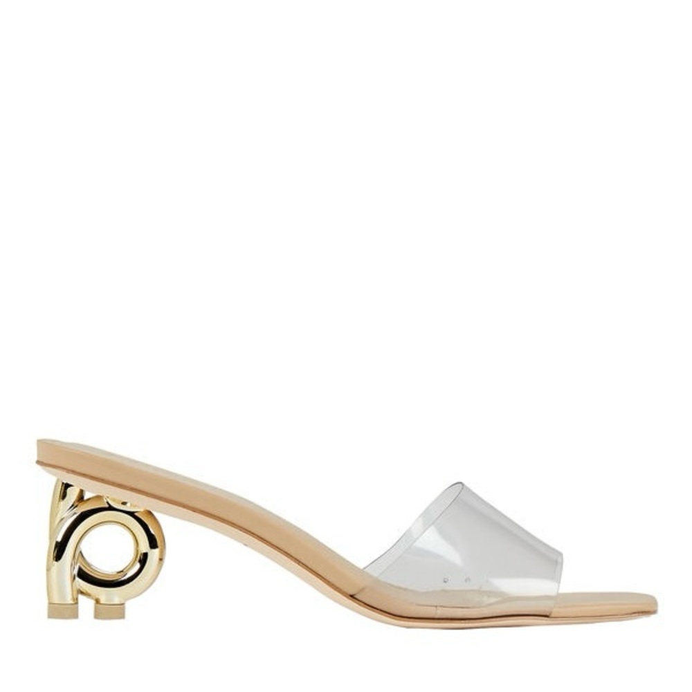 Cult Gaia Cora Sandal in Clear Size 8